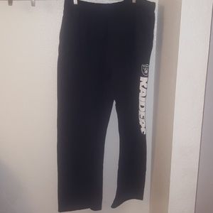 MENS OAKLAND RAIDERS SWEATPANTS SIZE XL